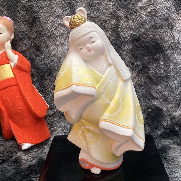 Vintage Japanese Hakata Dolls  Kimono
Geisha Maiko Folk Craft - Picture 5 of 16